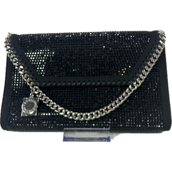 Stella McCartney Handbags - NEW STELLA MCCARTNEY MINI CROSSBODY ALL OVER CRYSTAL HOT FIX BLACK NWT!